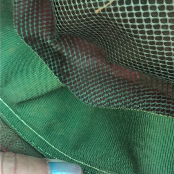 Vtg Net pillbox hat floral 50’s housewives church - Picture 7 of 8